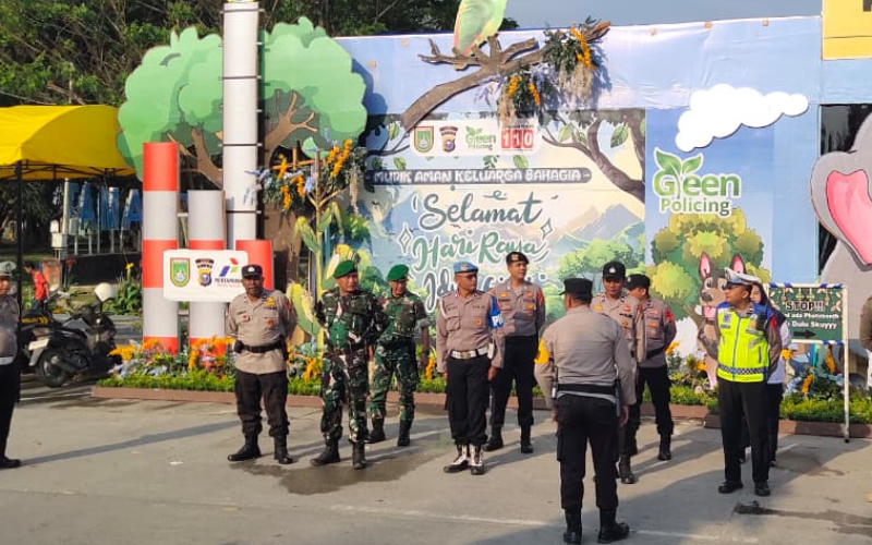 Pengamanan Idul Fitri Diperketat, Sinergi TNI dan Lintas Instansi Siaga di Islamic Center Dumai