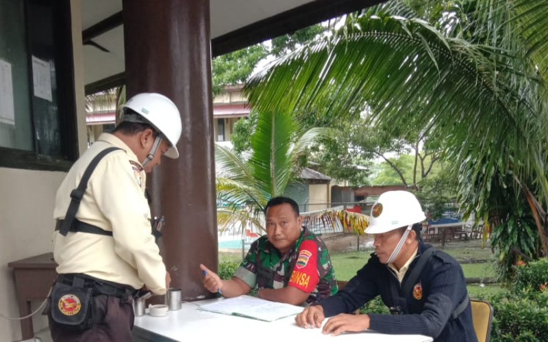 Babinsa dari Koramil 01 Tingkatkan Sinergi Pengamanan Objek Vital Nasional
