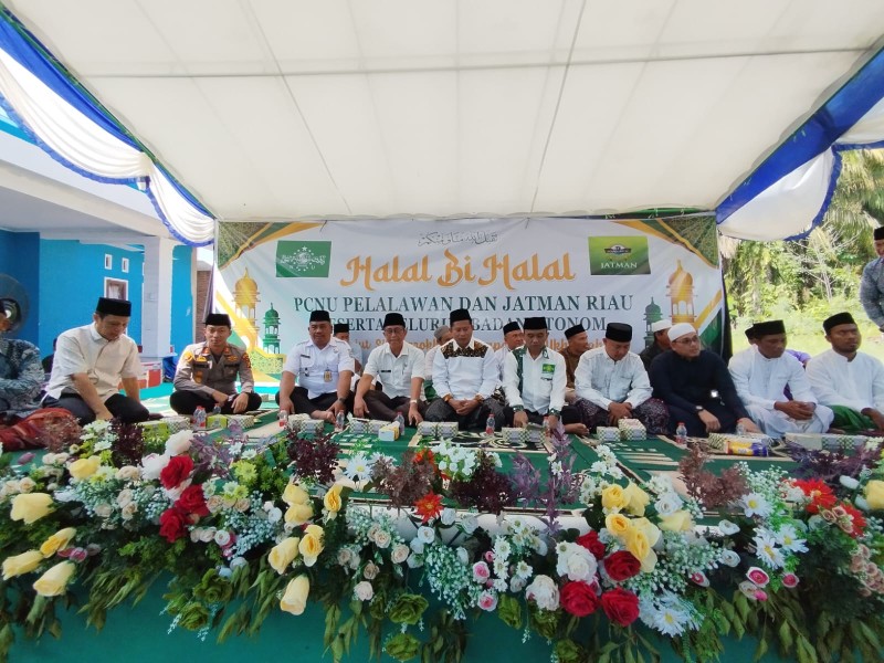 Halal Bihalal NU Pelalawan Penuh Khidmat, Perkuat Sinergi Ulama dan Umara
