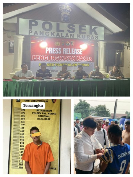 Kapolres Pelalawan Ungkap Curas di Sorek I: Kasir Ditodong Gunting, Anak 9 Tahun Jadi Korban Penusukan