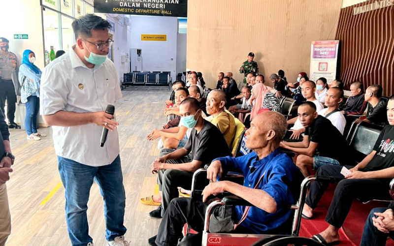 44 PMI Nonprosedural Dipulangkan dari Malaysia Melalui Pelabuhan Dumai