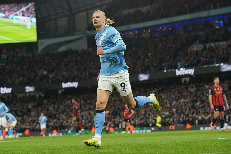 Haaland Bersinar, Manchester City Bungkam Bournemouth 3-1 di Etihad