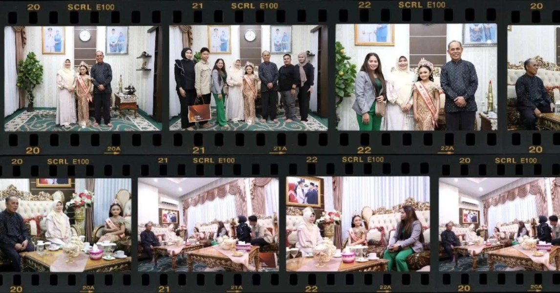 Bupati H. Herman Apresiasi Azima Putri Anandita yang Harumkan Nama Inhil dan Riau di Ajang Mini Miss Grand Model Indonesia 2025