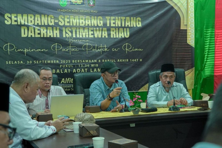 Parpol di Riau Kompak Dukung Gagasan Daerah Istimewa Riau