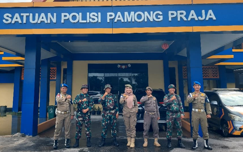 Kodim 0320 Dumai Gelar Patroli Sinergitas Bersama Komduk dan Satpol PP