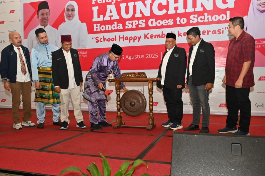 Gandeng Honda, SPS Riau Luncurkan Program School Happy Kembali ke Literasi