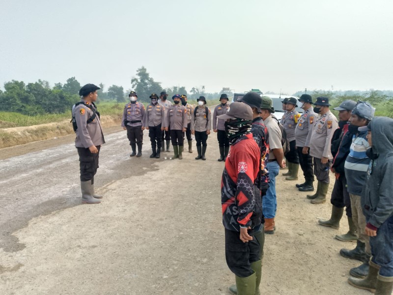 Karhutla Hebat di Rantau Baru, 140 Personel Gabungan Berjibaku Padamkan Api
