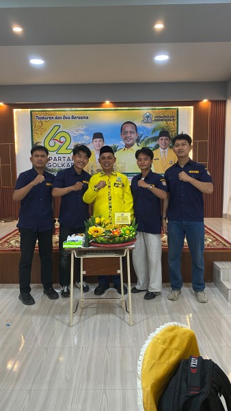DPD AMPI Indragiri Hilir Hadiri Tasyakuran Dan Do'a Bersama HUT Ke-62 Partai Golkar