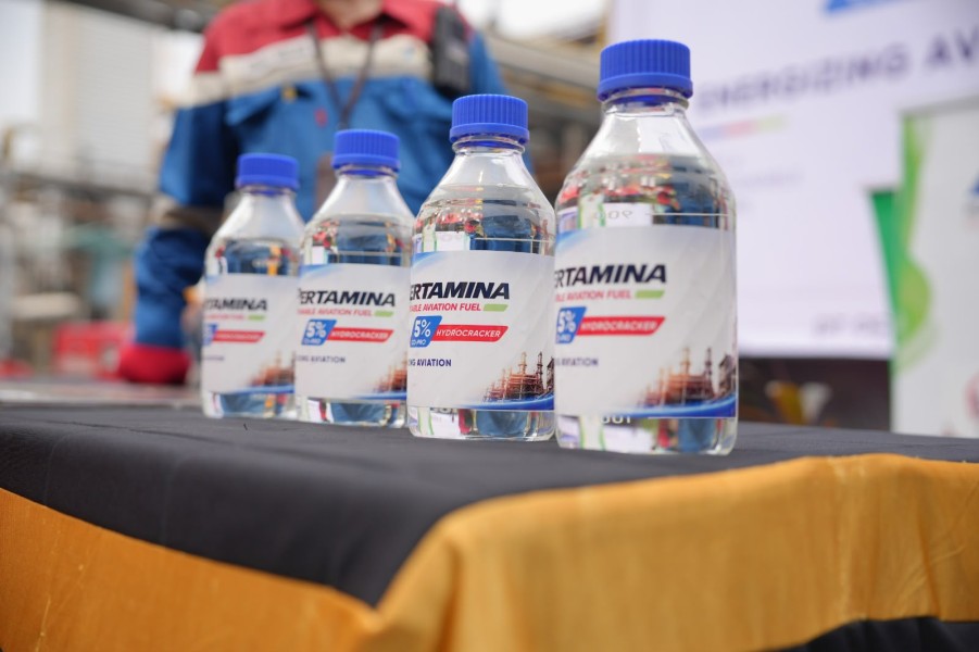 Pertamina Patra Niaga Kilang Dumai Luncurkan Produk SAF dengan 5 Persen Minyak Jelantah, Bukti Keandalan Kilang Dukung Transformasi Aviasi Indonesia