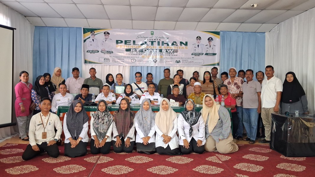 Pelatihan Peningkatan Kapasitas RT dan RK Digelar di Minas Barat, Dorong Tata Kelola Kampung yang Lebih Baik