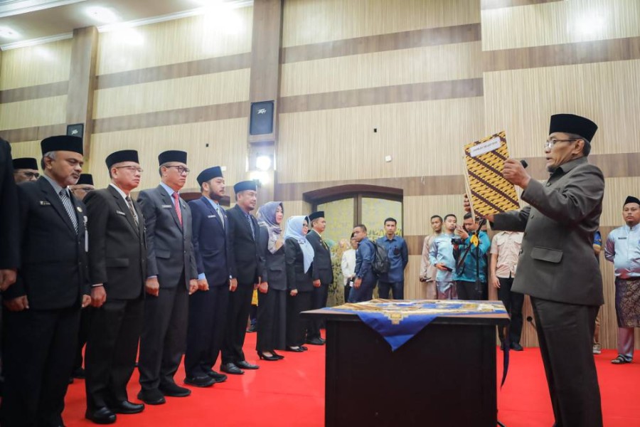 Wawako Dumai Lantik 21 Pejabat Eselon II dan Administrator