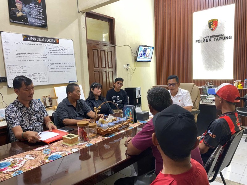 Kanit Reskrim Polsek Tapung Tegaskan Komitmen Keterbukaan dan Kemitraan dengan Media