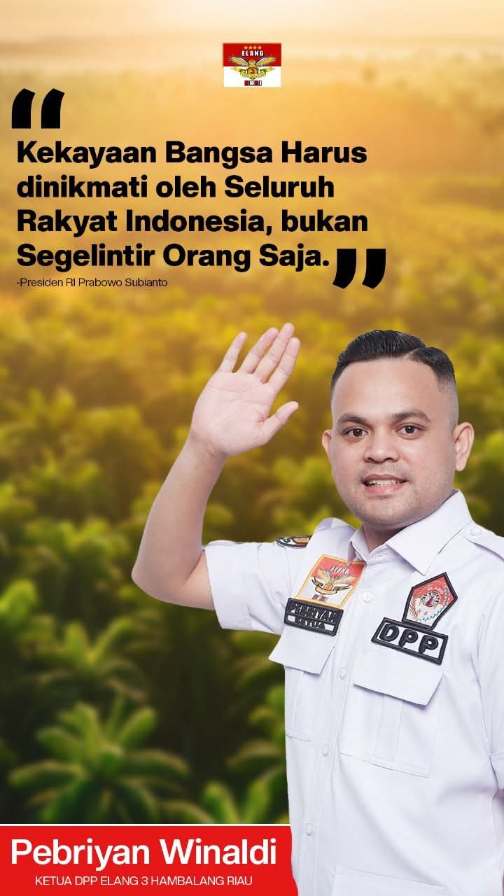 Ketua DPP Elang Tiga Hambalang Meminta Agar Kapolda Riau Tindak Tegas Mafia Tanah di Tapung Hulu