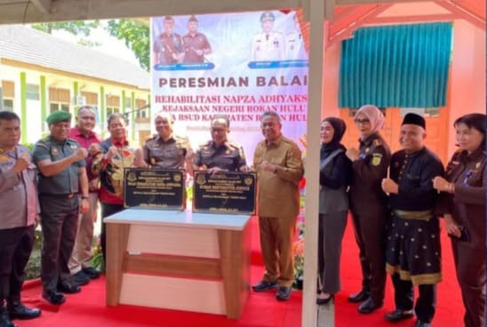Kalapas Pasir Pengaraian Hadiri Peresmian Balai Rehabilitasi NAPZA Adhyaksa di Rohul