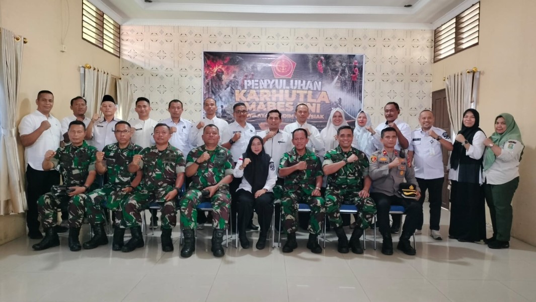 Tim Penyuluhan Karhutla Mabes TNI Turun ke Minas, Danramil 03/Minas Ajak Masyarakat Cegah Kebakaran Hutan dan Lahan