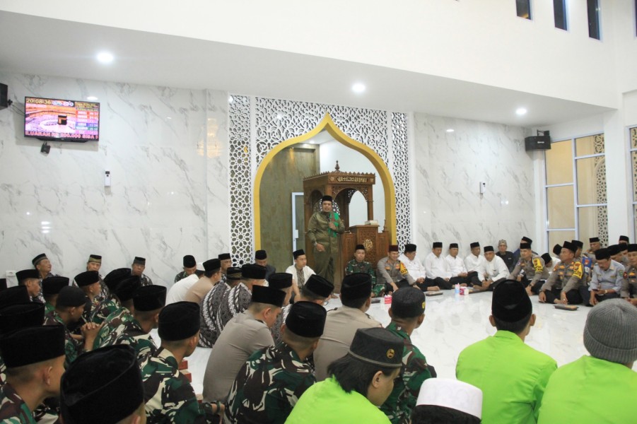 Empati Bencana Sumatera, Polres Inhu Gelar Doa Bersama, Wujudkan Kamtibmas yang Damai