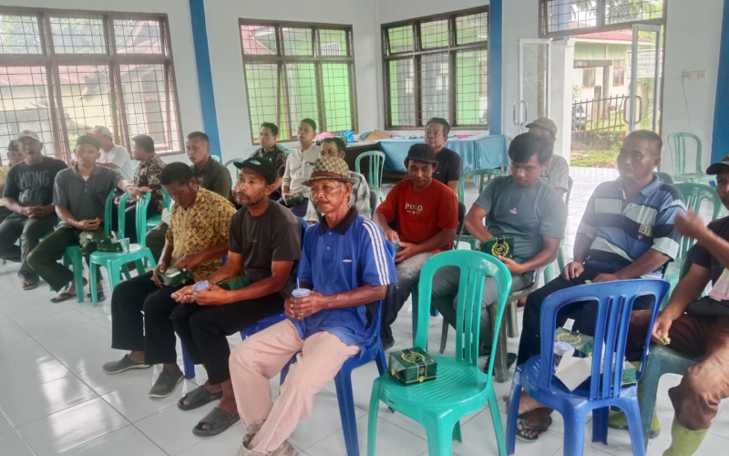 TMMD Kodim 0320 Dumai Gelar Penyuluhan Hukum kepada Warga