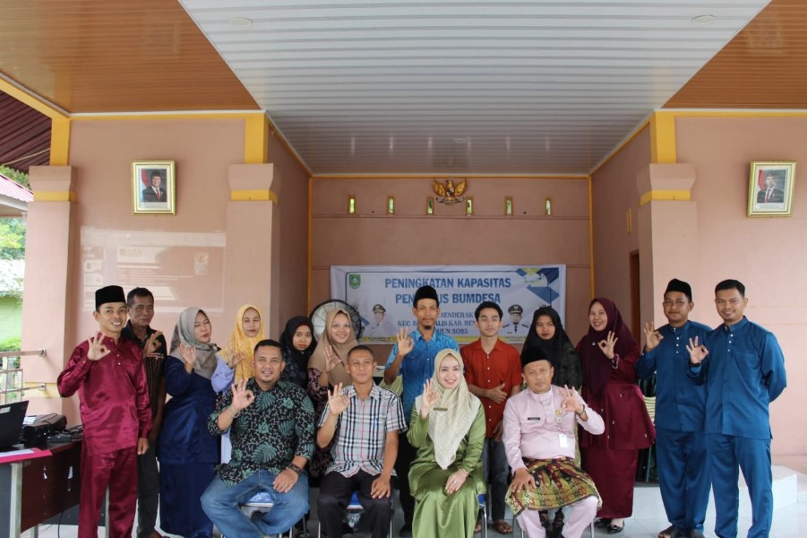 Pemdes Senderak Gelar Pelatihan Peningkatan Kapasitas BUMDes untuk Dorong Kemandirian Ekonomi Desa