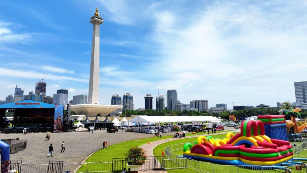 Pemerintah Gelar Bazar Lebaran dan Hiburan di Monas