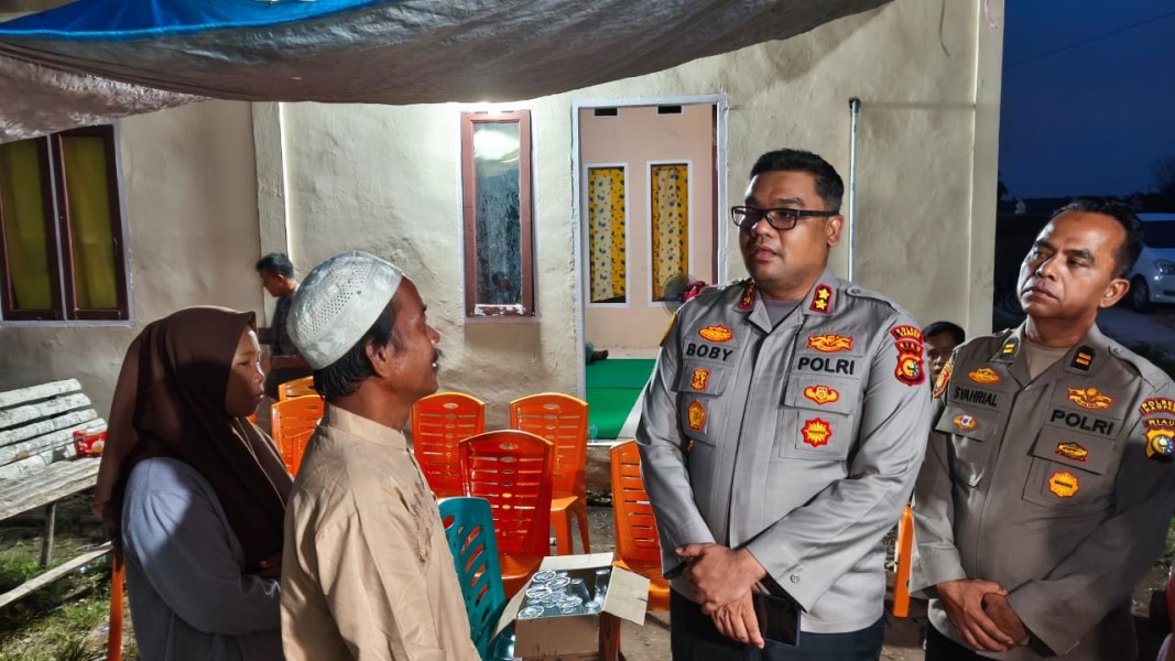 Kapolres Kampar Sampaikan Belasungkawa, Ungkap Fakta Baru Lokasi Tenggelamnya Balita di Tambang Bukan Galian C!