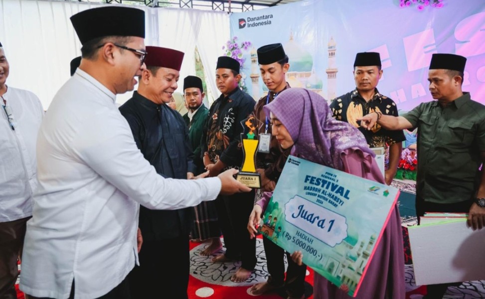 Pemkab Rohul Apresiasi PTPN IV PalmCo Bentengi Generasi Muda melalui Festival Hadroh