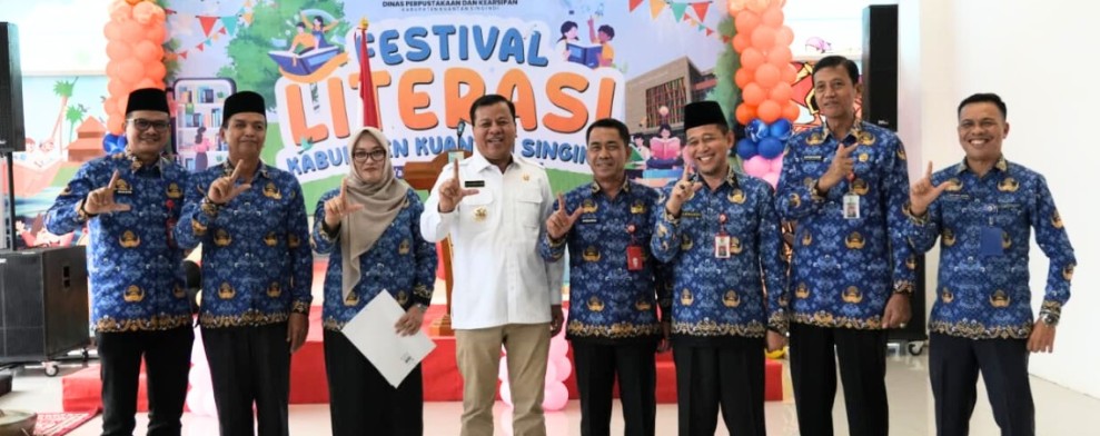 Bupati Kuansing Tegaskan Perpustakaan sebagai Pusat Literasi Inklusif dan Ramah Masyarakat
