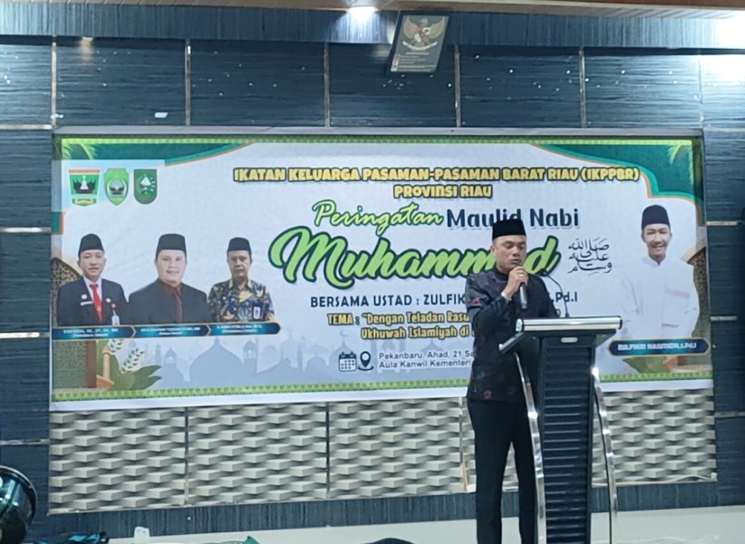 Qori Riau Lantunkan Barzanji di Maulid Nabi IKPPBR