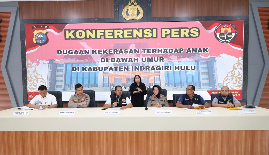 Polda Riau Ungkap Kronologi Dan Hasil Autopsi Kasus Dugaan Penganiayaan Anak di SD Buluh Rampai, Inhu