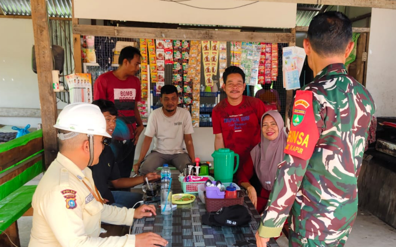 Serda M. Andi Darmawan Pimpin Patroli Jalur Pipa PT Pertamina Hulu Rokan di Km 28–30 Bukit Kapur