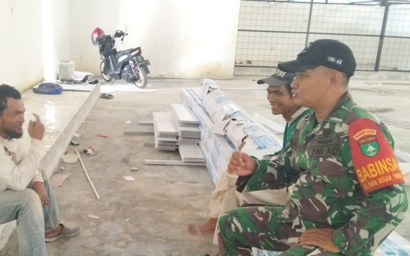 Tim Patroli SKK Migas Koramil 02/BK Perkuat Pengamanan Jalur Pipa di Bukit Kapur