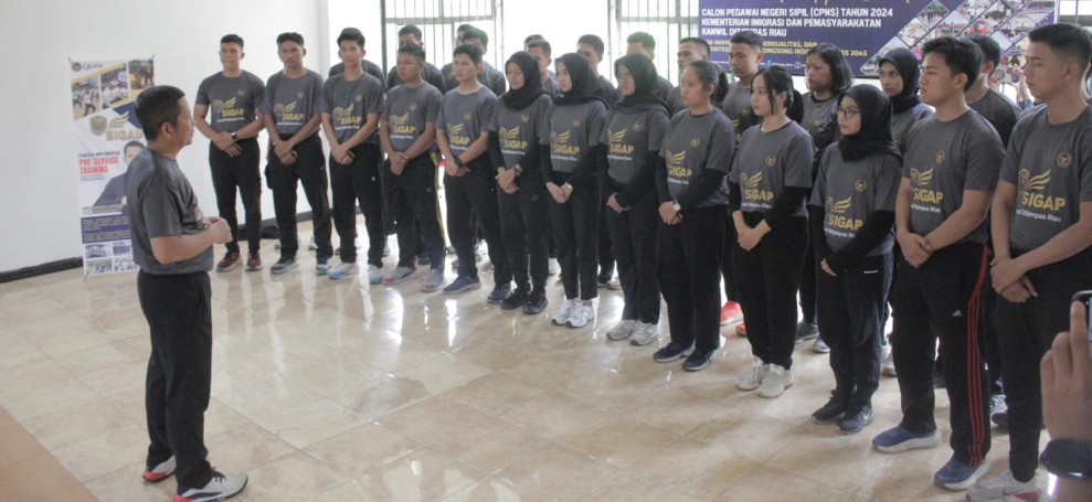 Ditjenpas Riau Gembleng 30 ASN Pengamanan Lapas Lewat Program SIGAP