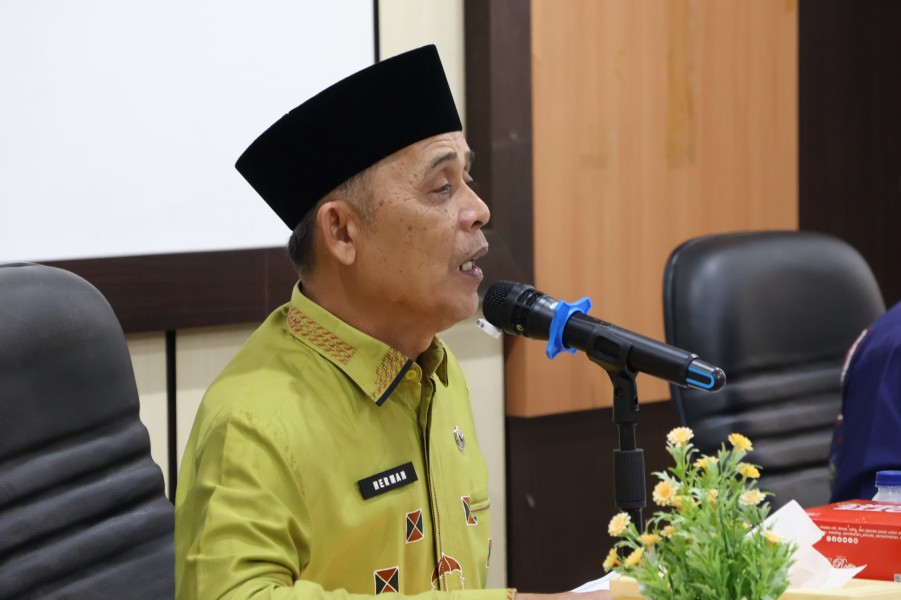 Bupati Inhil Pimpin Evaluasi Realisasi Fisik dan Keuangan, Dorong Percepatan Infrastruktur 2026