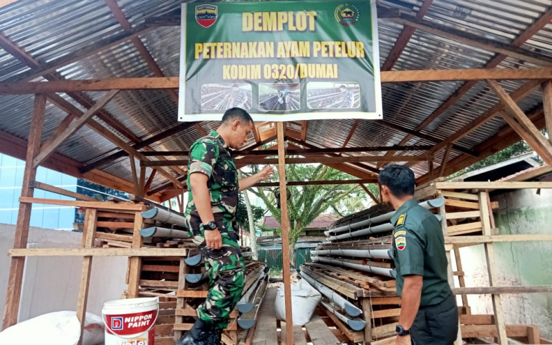 Kodim 0320 Dumai Kontribusi Tingkatkan Ketersediaan Pangan Lokal