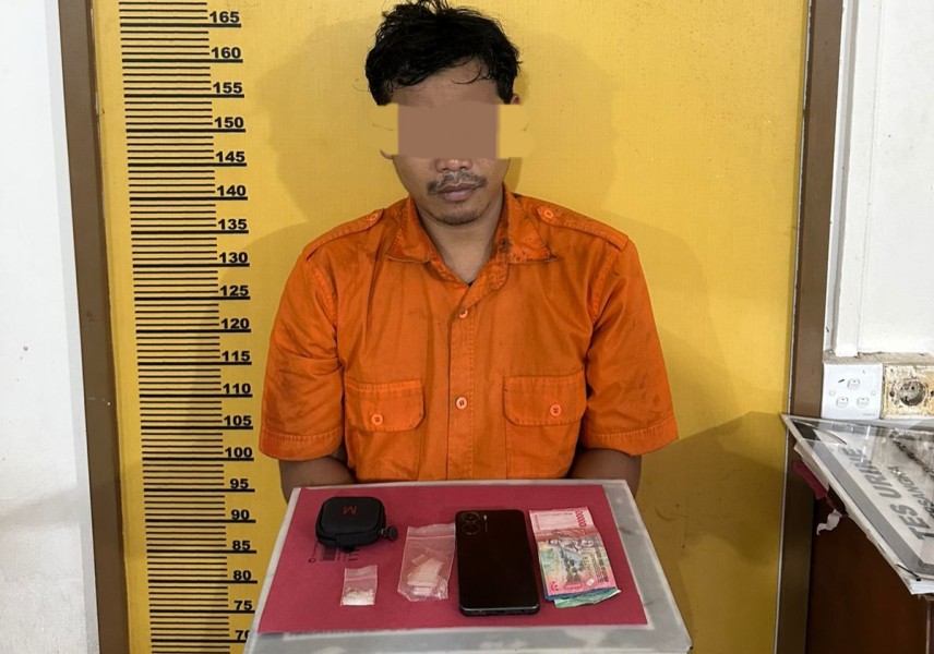 Menjadi Target Kapolres Inhu, Tersangka Kasus Narkoba Diringkus Saat Gelar Operasi Patuh