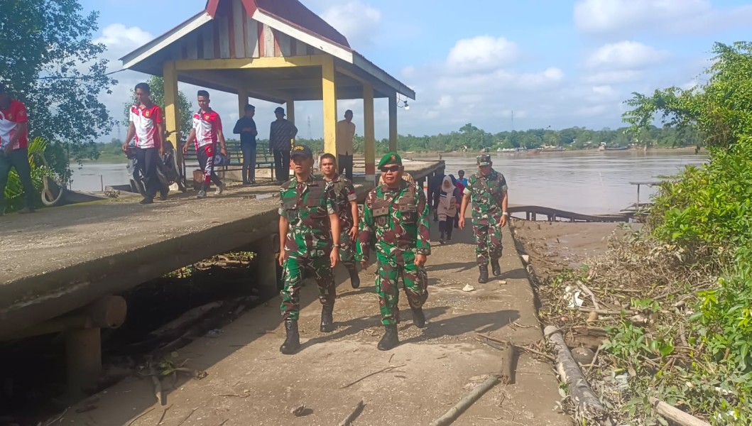 Dandim 0314/Inhil Tinjau Lokasi Rencana TMMD Tahun 2026 di Desa Harapan Jaya