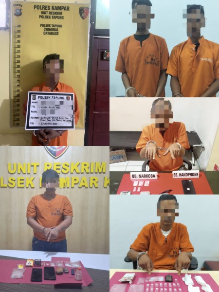 PENGEDAR NARKOBA KAMPAAARRR GAK BAKAL TENANG! Polres & Polsek Jajaran UNJUK TARING, Puluhan Gram SABU & GANJA DIAMPUNKAN!