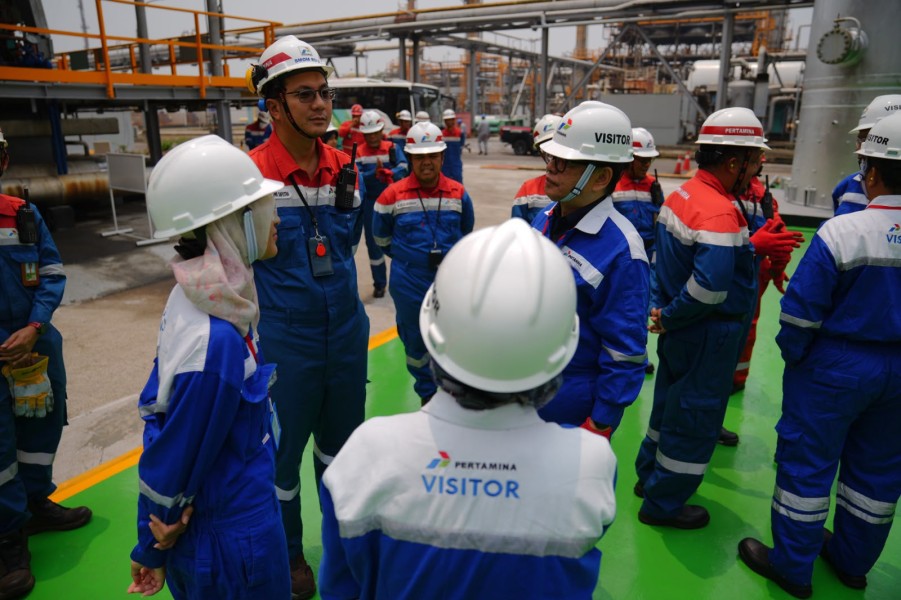 Pertamina Patra Niaga Kilang Dumai Terima Kunjungan Dewan Energi Nasional, Bahas Pengembangan Renewable Energy