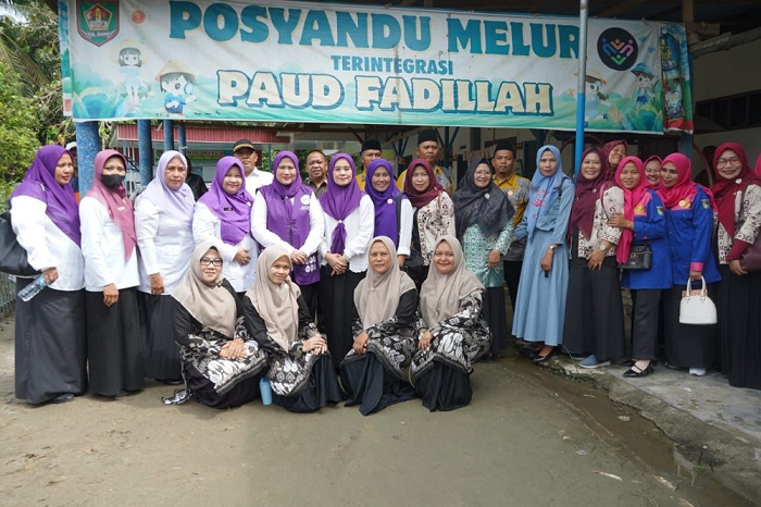 Bunda PAUD Asahan Lakukan Kunjungan Kerja ke PAUD dan Posyandu