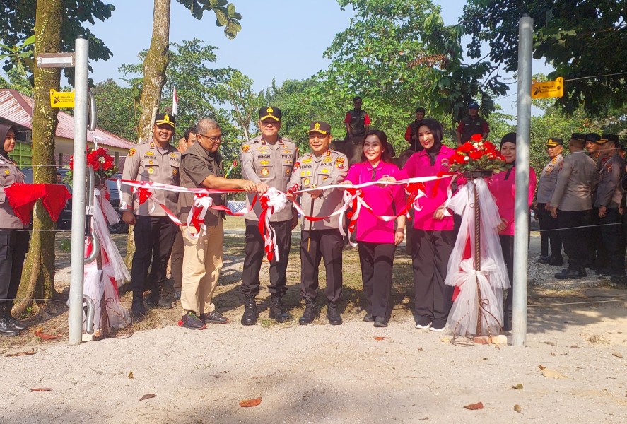 Kapolda Riau Resmikan Breeding Area Gajah Sumatera di Minas, Jadi Ruang Harapan Lahirnya Generasi Baru Gajah Riau