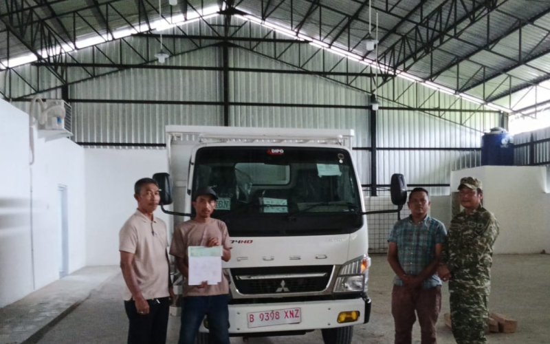 Kodim 0320/Dumai Terima Serah Terima Truk Mitsubishi dan APAR di Bagan Besar