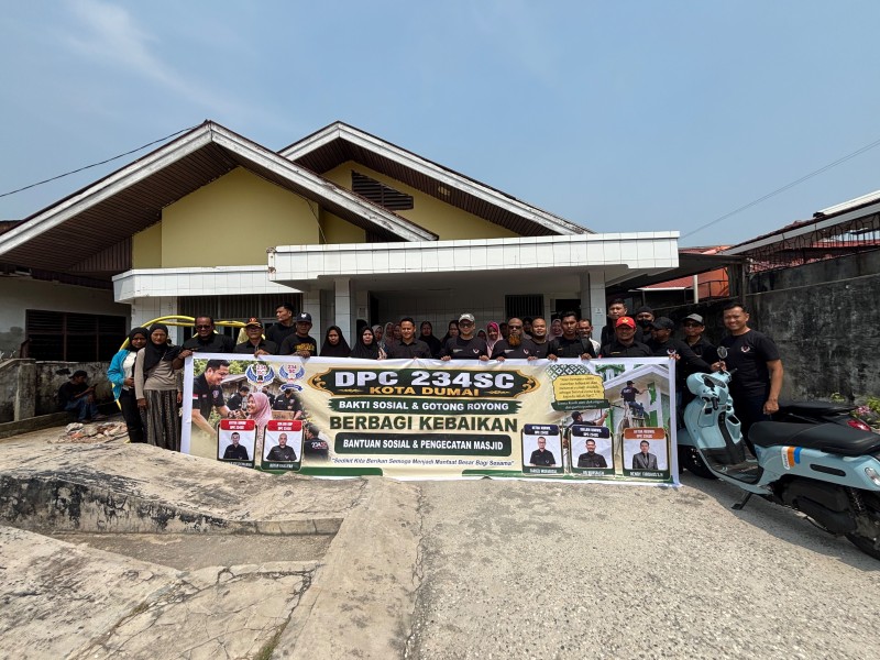 Peduli Masyarakat, 234 SC Gelar Baksos di Tiga Wilayah Riau