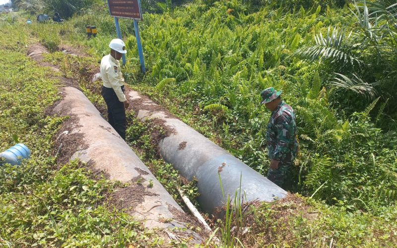 Tim Patroli Gabungan dari Personil Koramil 02 Patroli Keamanan