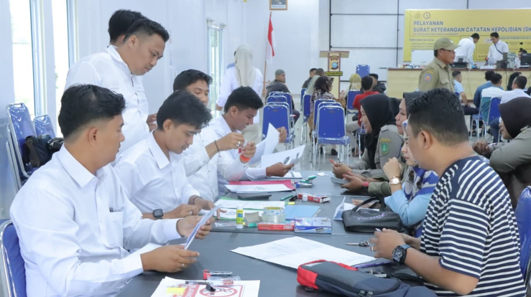 Pemohon SKCK Meningkat, Polres Meranti Siapkan Tenda Tambahan dan Layanan Kesehatan