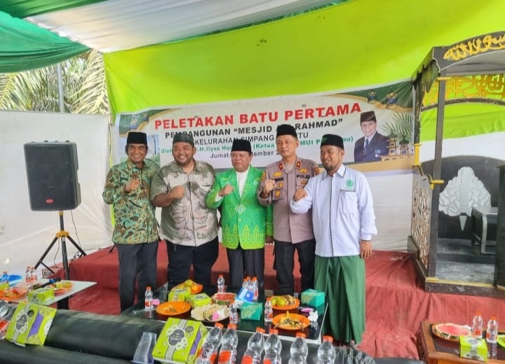 Merdunya Ayat Suci Alquran Iringi Peletakan Batu Pertama Masjid Ali Rahmad dan Rumah Tahfidz Hj. Erlina