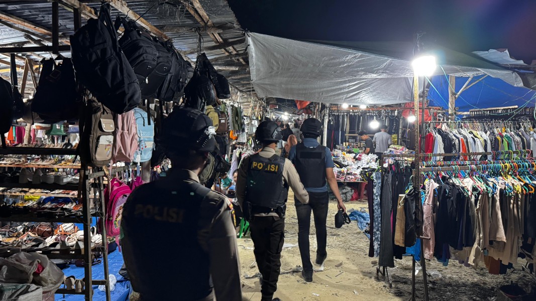 Tim Raga Res Pelalawan Gencarkan Patroli Malam, Jaga Keamanan Pangkalan Kerinci Aman Terkendali