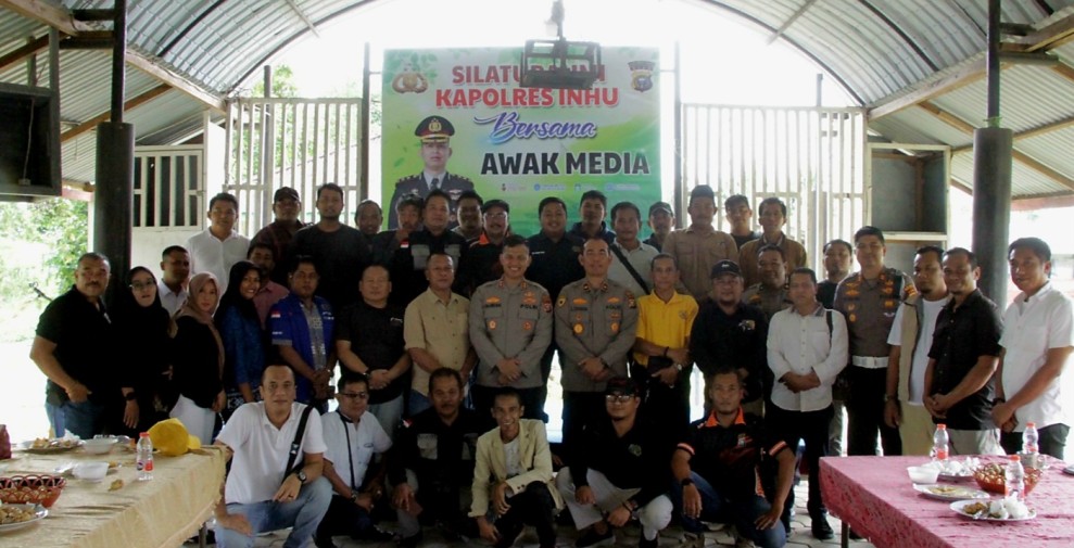 Kapolres Inhu Silaturahmi Bersama Awak Media, Perkuat Sinergi dan Kemitraan