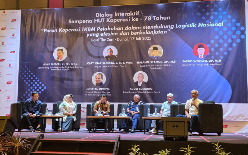HUT Koperasi TKBM Pelabuhan ke 78, Pelindo Dumai Ucapakan Selamat