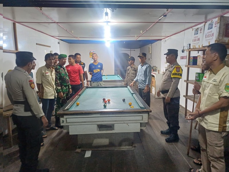 Pastikan Situasi Aman dan Kondusif, Forkopincam Concong dan Polsek Gelar Patroli Bersama