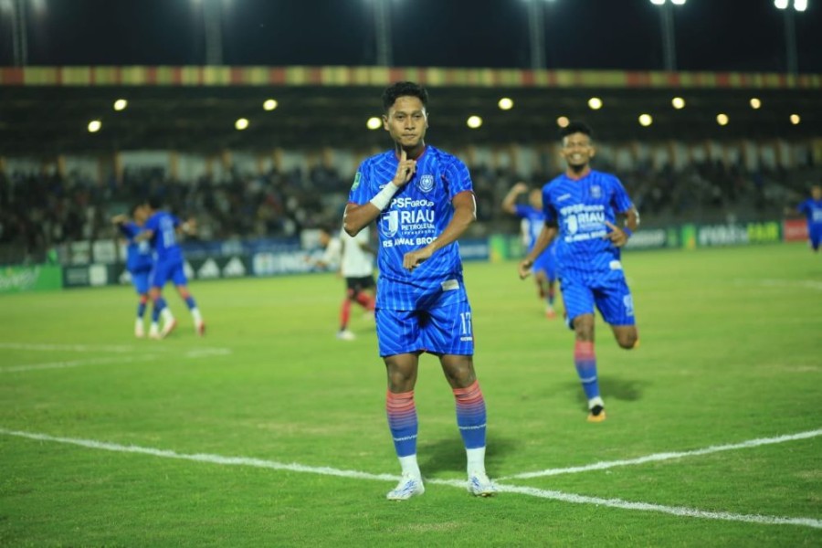PSPS Pekanbaru Kalahkan Persekat 2-0, Askar Bertuah Tampil Solid di Hadapan Suporter