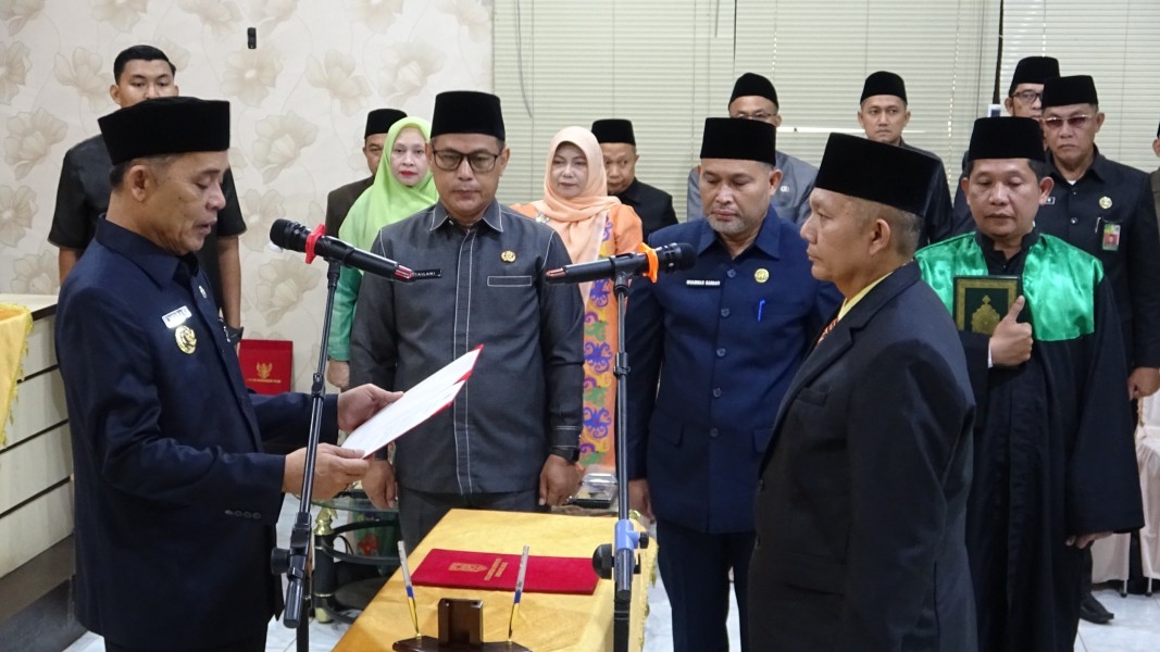 Bupati Inhil Herman Lantik 48 Pejabat